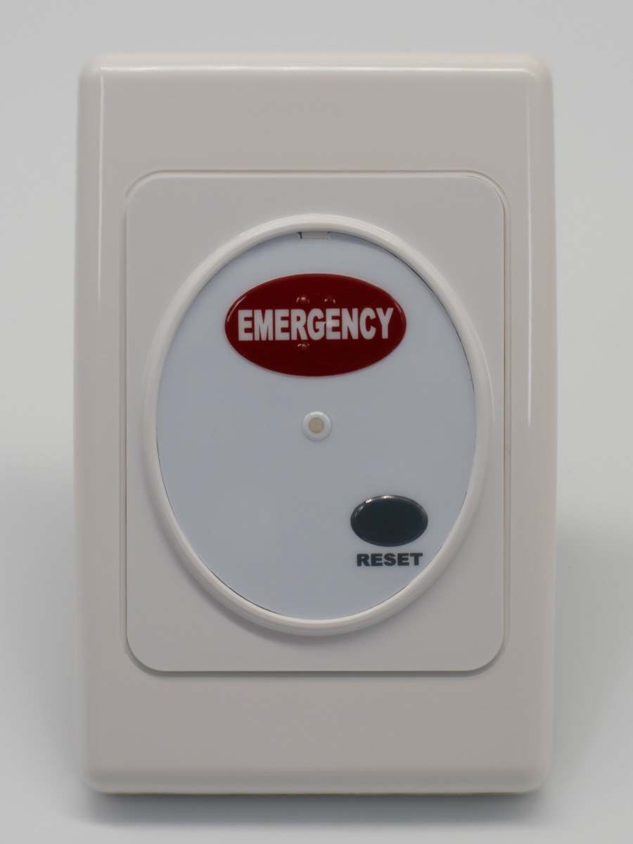 CAREPLUS Dry Area Call Point - Emergency Red, RJ45 Momentary