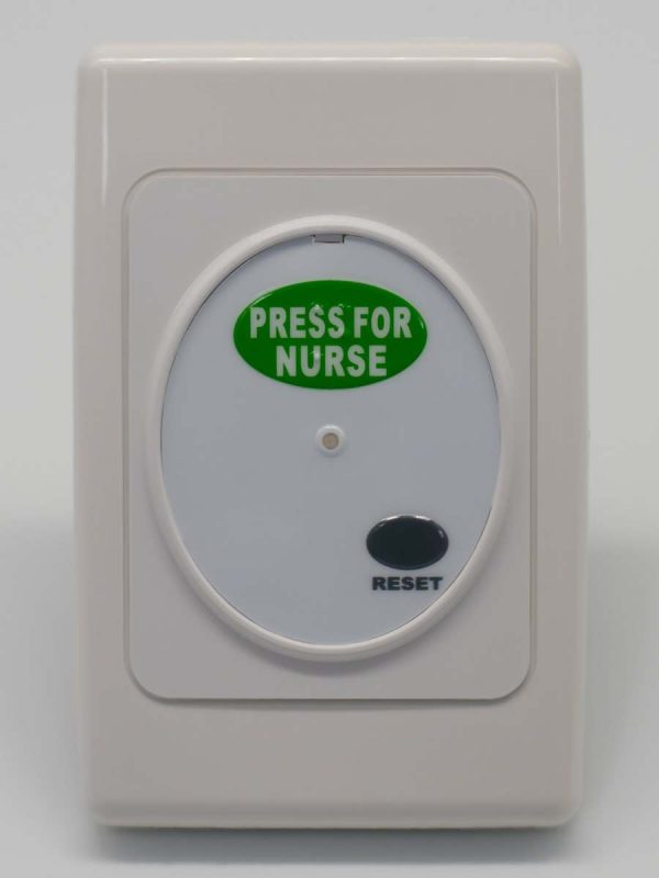 CAREPLUS Dry Area Call Point - Nurse Call Green, RJ45 Momentary
