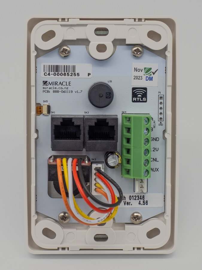 MIRACLE CareCall4 Lite Slave Call Point, Patient Call w/ Socket - Image 3