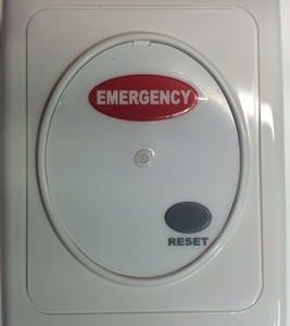 CAREPLUS Dry Area Call Point - Emergency Red, RJ45 Momentary
