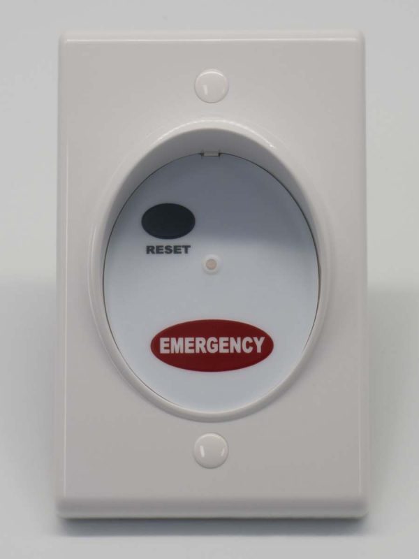 CAREPLUS Wet Area Call Point - Emergency Red, Momentary Only