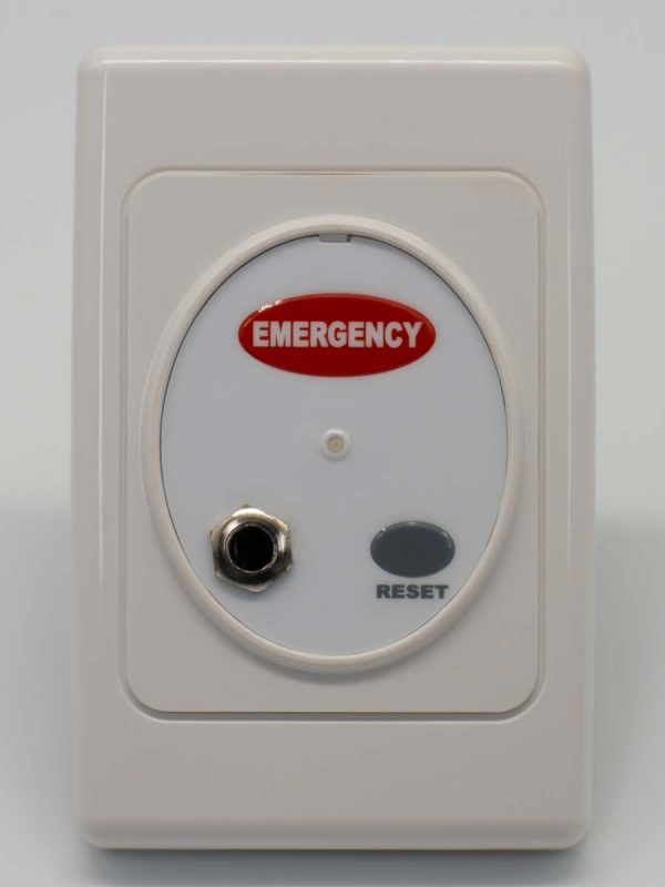 CAREPLUS Dry Area Call Point - Emergency Red, RJ45 Momentary w/ Socket