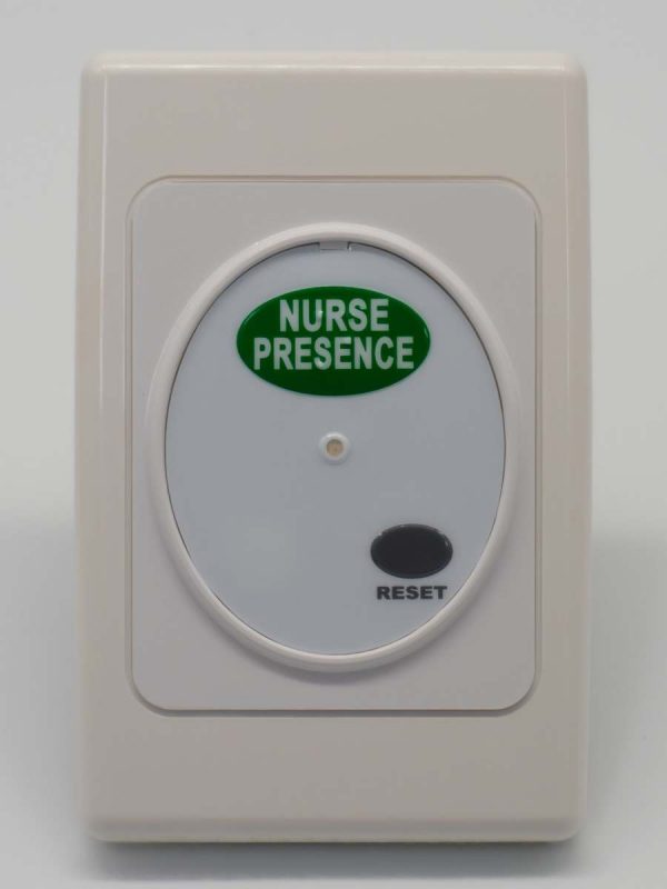 CAREPLUS Dry Area Call Point - Nurse Presence Green, RJ45 Momentary