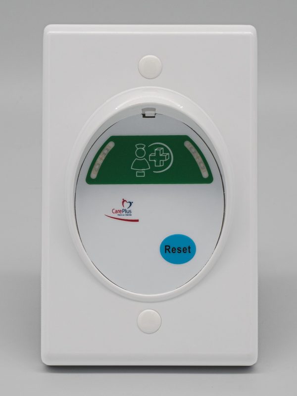 CAREPLUS Wet Area Call Point - Nurse Call Green, Antimicrobial